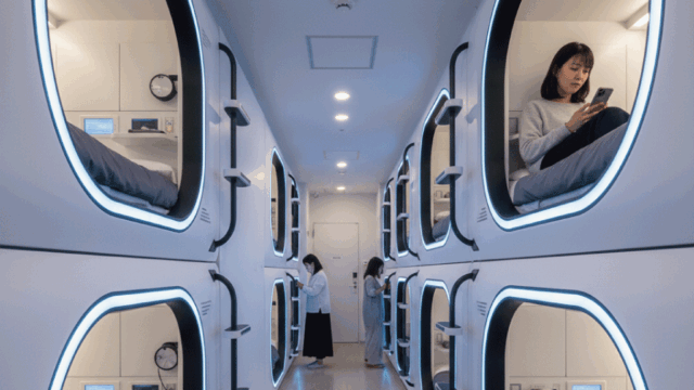 A smartphone with a Japan travel SIM card and a map app open for navigation
